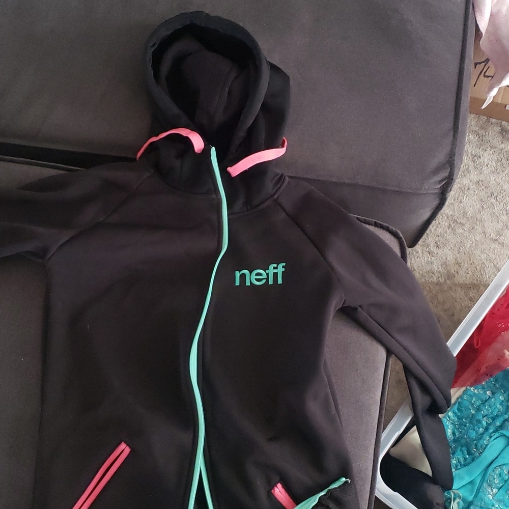 Black warm jacket
